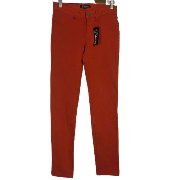 Priceless Skinny Pant Large Terracotta Stretchy Jegging Comfy Soft NWT - Picture 1 of 14
